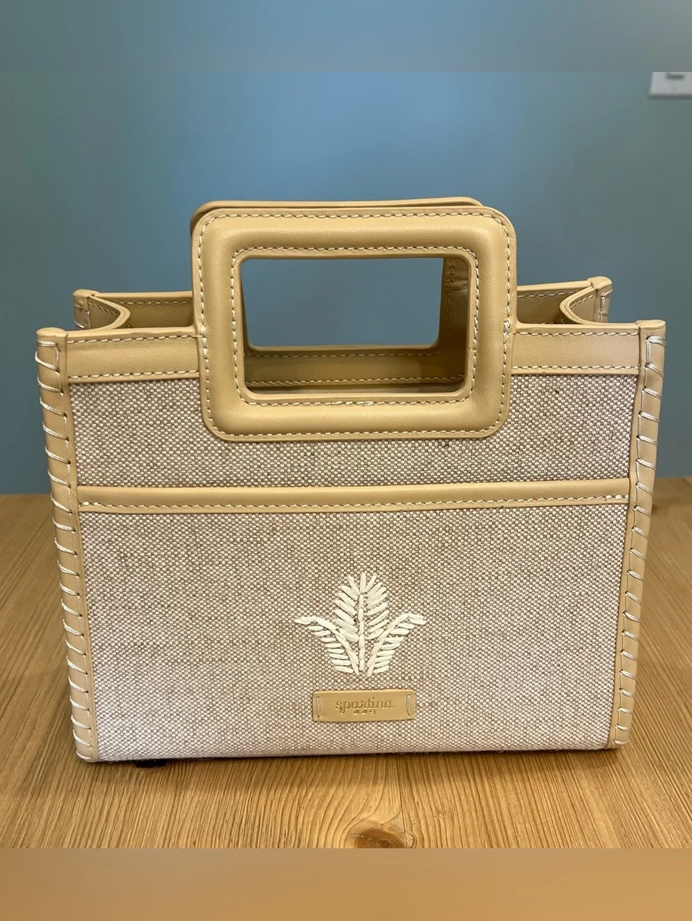 Spartina 449 Raffia Crossbody Palm Reed Purse